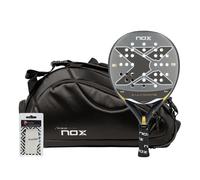 Pack Nox Ultimate Gris Doré + Sac De Padel Nox Pro Series