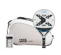 Pack Nox Ultimate Plata Bleu + Sac De Padel Nox Ml10 Team
