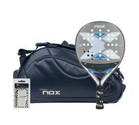 Pack Nox Ultimate Plata Bleu + Sac De Padel Nox Pro Series