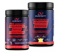 Pack Nutrition Endurance - Preworkout + Boisson Isotonique Runfinity