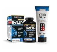 PACK Objectif Minceur BRULE GRAISSE IRON ULTRA FAT BURNER E.A.A + CREME MINCEUR Abdos Slim - Minceur Femme et Homme - Eric Favre