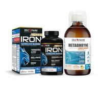 PACK Objectif Minceur BRULE GRAISSE IRON ULTRA FAT BURNER E.A.A + LIQUID BURNER Pina Colada 3 en 1 - Minceur Femme et Homme - Eric Favre