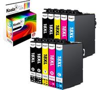 Pack of 10 Ink Cartridges Compatible with Epson 18XL T1811-T1814 for Expression Home XP-102 XP-202 XP-305 XP-405 XP-205 XP-302 XP-402 XP-415 XP-412 XP-315 (4 Black, 2 Cyan, 2 Magenta, 2 Yellow)