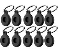 Pack Of 10 Protective Covers For Airtag¿ Pack Of 10 Protective Airtag Air Tag Gps Tracker Case Cover Airtag Keyring Set Of 10 Cases