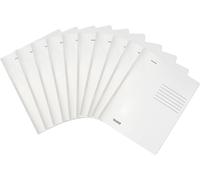 Pack Of 10 Recycled Cardboard Folders Din A4 Intense Colour White Made In Germany Angel Blue