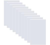 Pack Of 10 Transparent Self-Adhesive Business Card Sleeves With Top Opening For Parking Permits Business Card Driving Licence.[Q106]