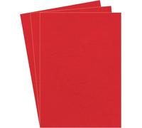 Pack Of 100 A4 Leather Grain Binding Covers For Files,Memories,Projects Etc Red