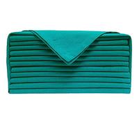 Pack of 12,100% Natural Cotton,20" x 20" Square, Oversized Teal Colored Solid Dinner Napkin with Selvedge Fold