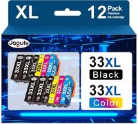 Pack Of 12 33Xl Ink Cartridges Compatible With 33 Xl Cartridges For Expression Premium Xp 900 Xp 7100 Xp 530 Xp 540 Xp 630 Xp 635 Xp 640 Xp 645 Xp-530 Xp-540 Xp-635 Xp-645