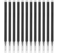 Pack Of 12 Blue Erasable Refills 0.5 Mm For Pilot Fixion Pens Thermal Sensitive Ink 400m Smooth Writing For Daily And Professional Writing (Black, 0.5mm)
