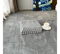 Pack of 12 EVA Foam Puzzle Mat Multicolor 30x30 cm(White)