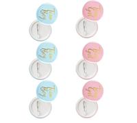 Pack Of 12 Gender Reveal Party Pins Team Boy Girl Badges For Baby Shower Decorations Guest Participation Team Boy Girl Baby Shower Pins