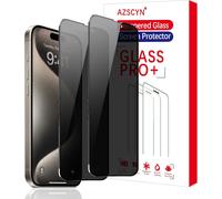 Pack Of 2 Anti-Spy Tempered Glass For Iphone 15 Pro , Anti-Spy Glass Screen Protector Accessory, Scratch Resistance, 9h Hardness, No Bubbles