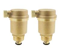 Pack of 2 Automatic Quick Bleed Valve Automatic Bleed Valve DN15 for Solar Water Heater Pressure Relief