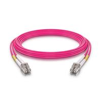 Pack of 2,LC to LC OM4 Multimode Duplex 1M Fibre Optic Patch Cable Length 2 m to 50 m