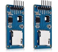 Pack of 2 Micro SD Card Module-Memory Card Reader-Compatible with Arduino Raspberry and Other Microcontrollers