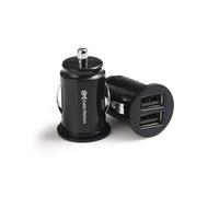 Pack Of 2 Quick Dual Usb Car Cigarette Lighter Chargers 4.8a 24w Built-In Compact Mini Car Cigarette Lighter Charger For Smartphones And Tablets