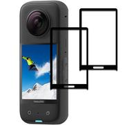 Pack of 2 Screen Protectors for Insta360 X3 LCD Tempered Glass Screen Protector Film Accessories 0.3 mm 9H Hardness Anti-Scratch Anti-Fingerprint Anti-Bubble