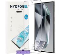 Pack Of 2 Screen Protectors For Samsung Galaxy S24 Ultra 5g (No Tempered Glass), Flexible Soft Hd Hydrogel Film, Anti-Scratch, Compatible With Fingerprint Reader, Bubble-Free, Easy To Install