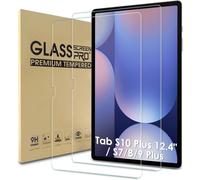Pack Of 2 Tempered Glass Compatible With Samsung Galaxy Tab S10/S7/S8/S9 Plus 12.4 Inches,High Definition Tempered Glass Screen Protector Film Compatible With Samsung Galaxy Tab S10 Plus