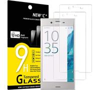 Pack Of 2, Tempered Glass Screen Protector Film Compatible With Xperia Xz Bubble-Free Ultra Resistant (0.33 Mm Hd Ultra Clear) 9h Hardness Glass