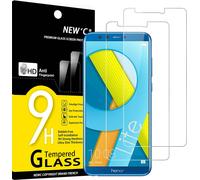 Pack Of 2 Tempered Glass Screen Protector Films For Honor 9 Lite, Bubble-Free, Ultra-Resistant (0.33 Mm Hd Ultra Transparent) 9h Hardness Glass