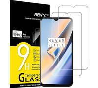 Pack Of 2, Tempered Glass Screen Protector For Oneplus 6t, Oneplus 7, Effective Anti-Scratch, Bubble-Free ¿ Ultra Resistant (0.33 Mm Hd Ultra Transparent) 9h Hardness Glass