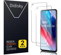 Pack Of 2 Tempered Glass Screen Protector For Oppo Find X3 Lite, 9h Hardness, No Bubbles, High Definition