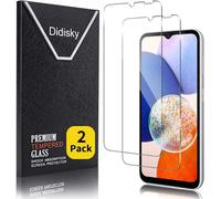 Pack Of 2 Tempered Glass Screen Protector For Samsung Galaxy A14, 9h Hardness, No Bubbles, High Definition