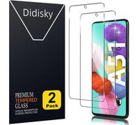 Pack Of 2 Tempered Glass Screen Protector For Samsung Galaxy A51, 9h Hardness, No Bubbles, High Definition