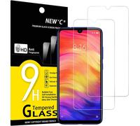 Pack Of 2 Tempered Glass Screen Protector For Xiaomi Note 7, Note 7 Pro, Note 7s, Bubble-Free Ultra Resistant (0.33 Mm Hd Ultra Transparent)