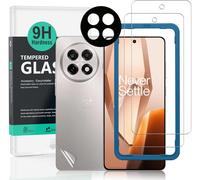 Pack Of 2 Tempered Glass Screen Protectors For Oneplus 13r 5g 6.78 Inches, 9h Hardness Screen Protector With 1 Piece Camera Protection, 1 Piece Rear Film, Easy To Install