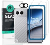 Pack Of 2 Tempered Glass Screen Protectors For Oneplus Nord 4 5g 6.74 Inches, 9h Hardness Screen Protector With 1 Piece Camera Protection, 1 Piece Back Film, Easy To Install