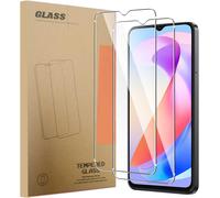 Pack Of 2 Tempered Glass Screen Protectors For Oukitel C1 (6.52 Inches) - Effective Scratch-Resistant 0.33 Mm Hd Ultra Clear 9h Hardness
