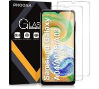 Pack Of 2 Tempered Glass Screen Protectors For Samsung Galaxy A04s/A04/A03s/A03, 9h Hardness Glass, Anti-Scratch, Bubble-Free, High Definition (6.5 Inches)
