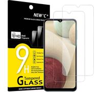 Pack Of 2 Tempered Glass Screen Protectors For Samsung Galaxy A12 - Bubble-Free - Ultra Resistant (0.33 Mm Hd Ultra Transparent) 9h Hardness Glass