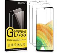 Pack Of 2 Tempered Glass Screen Protectors For Samsung Galaxy A33 5g, Ultra Resistant, Hd Ultra Transparent, Bubble-Free, 9h Hardness Glass Screen Protector For Samsung A33 5g 6.4 Inches,
