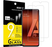 Pack Of 2 Tempered Glass Screen Protectors For Samsung Galaxy A70, Effective Against Scratches ¿ Bubble-Free ¿ Ultra Resistant (0.33 Mm Hd Ultra Transparent) 9h Hardness Glass