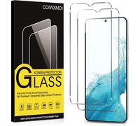 Pack Of 2 Tempered Glass Screen Protectors For Samsung Galaxy S22 5g, Ultra Resistant, Hd Ultra Transparent, Bubble-Free, 9h Hardness Glass Screen Protector For Samsung S22 5g 6.1 Inches,