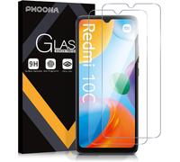 Pack Of 2 Tempered Glass Screen Protectors For Xiaomi 10c / Xiaomi Poco C40, Anti-Scratch, 9h Hardness Glass, Bubble-Free, Ultra Transparent