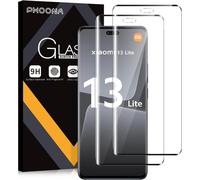 Pack Of 2 Tempered Glass Screen Protectors For Xiaomi 13 Lite 5g, 9h Hardness Anti-Scratch Bubble-Free Easy To Install 0.33 Mm Hd Ultra Clear Screen Protector Glass