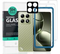 Pack Of 2 Tempered Glass Screen Protectors For Xiaomi 14t 5g 6.67 Inches, 9h Hardness Screen Protector With 1 Camera Protection, 1 Piece Rear Film, Easy To Install