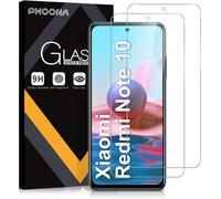 Pack Of 2 Tempered Glass Screen Protectors For Xiaomi Note 10s/Note 10 4g, 9h Hardness Glass, Anti-Scratch, Bubble-Free, High Definition (6.43 Inches)