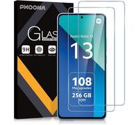 Pack Of 2 Tempered Glass Screen Protectors For Xiaomi Note 13 4g/5g, Compatible With Note 13, 9h Hardness, Ultra Clear, Anti-Scratch, Easy To Install (6.67 Inches)