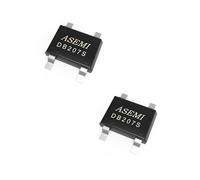 (Pack of 20 Pieces) ASEMI DB207S Thin Bridge Rectifier Diode DBS-4 Package SMD 2A1000V for Adapter…