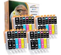 Pack Of 24 Compatible Ink Cartridges For Canon Pgi-550 Cli-551 For Pixma Ip-7250 Ip-8750 Ix-6850 Mg-5450 Mg-5550 Mg-5650 Mg-5655 Mg-6350 Mg-6450 Mg-6450 Mg-6450 Mg-6450 Mg-6450 Mg-6450