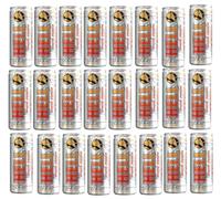 (PACK OF 24) HELL ZERO Energy Drink White Peach Flavoured | Vitamins B2, B3, B6, B12 | No Preservatives | 24 x 500 ml | ZERO SUGAR