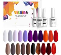 Pack Of 24 Semi-Permanent Uv Led Gel Nail Polish Manicure Nail Art In Various Colours #015