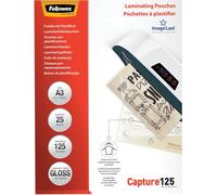 Pack Of 25 A3 Laminating Pouches,2x 125 Micron