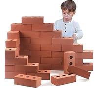 (Pack of 25) - Life Size Foam Construction Building Blocks Toy Role Play Realistic by Playlearn (Pack of 25)